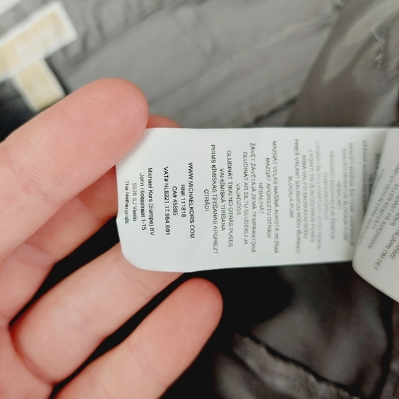 Michael Kors Gray Mid Rise Straight Leg Trouser Pants 1259 - Picture 8 of 9